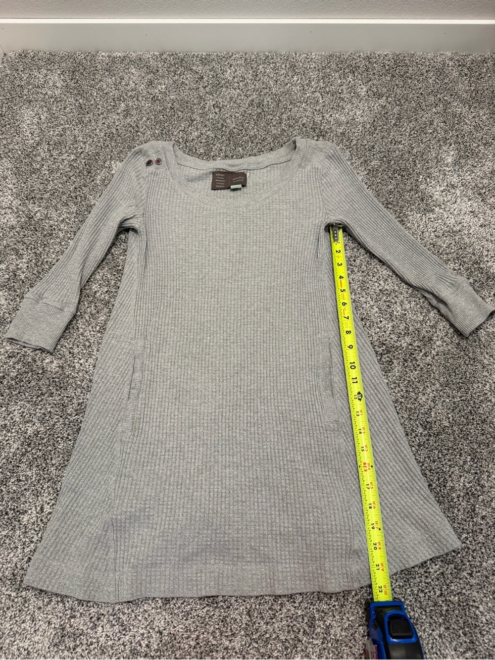 Ribbed sweater dress Monday Tuesday Wednesday Thursday Friday Saturday Sunday - Picture 3 of 4